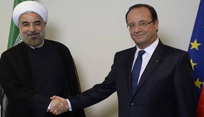 Rouhani, Hollande meet at UN General Assembly